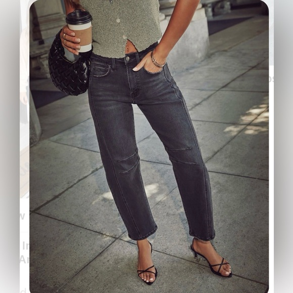 Riders Denim - Vintage Lee Riders Jeans Women Size 12* (8) Black High Rise Mom Denim 90s READ